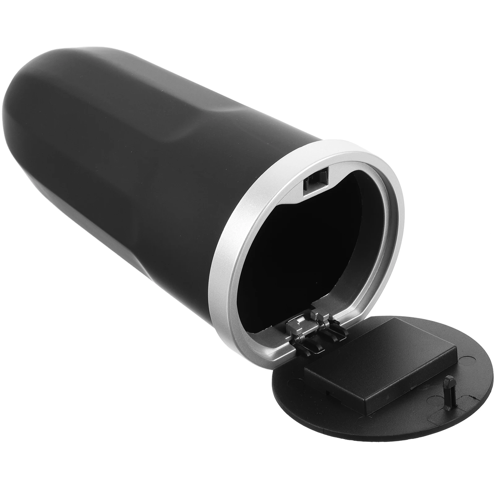 

Car Trash Can Cup Holder Black 3 Scented Pieces Large Capacity Compact Size Garbage Container Mini Bin For Car Accessories Truck