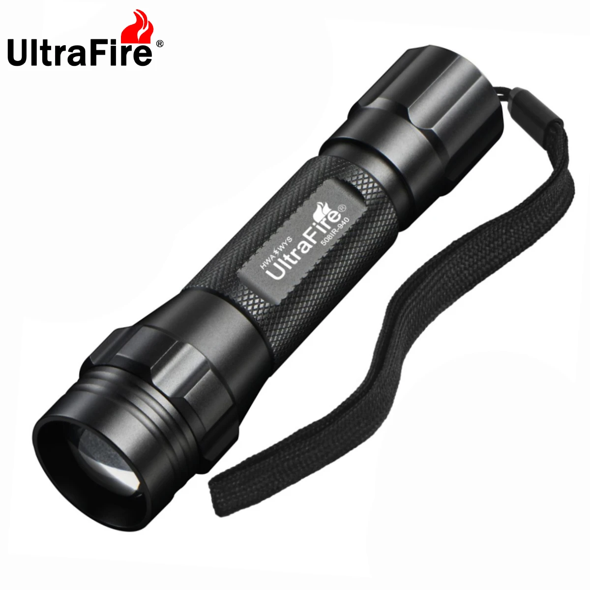 UltraFire WF-508IR 850nm/940nm IR Flashlight Zoomable Infrared Radiation Tactical Torch Waterproof Night Vision IR Hunting Light