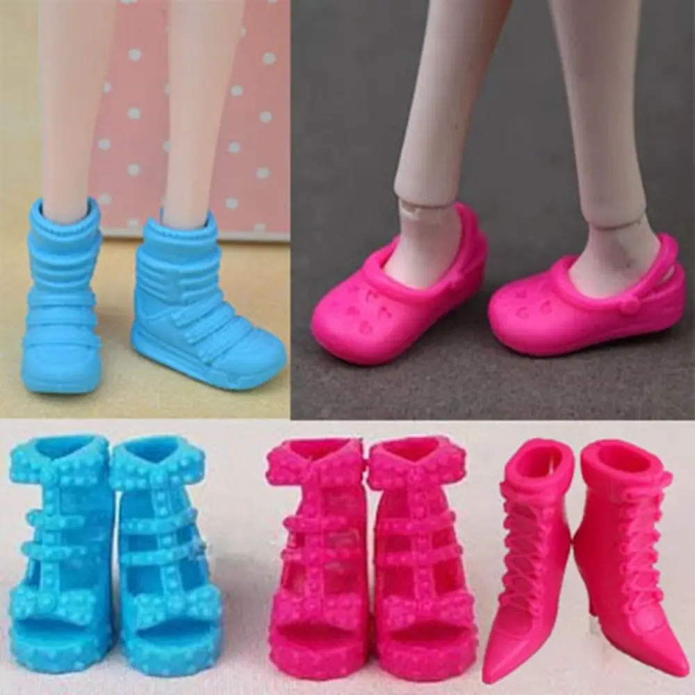 30cm 1/6 Doll Shoes New Original 10 Styles Super Model Boots Quality Doll Casual Shoes Doll Accessories