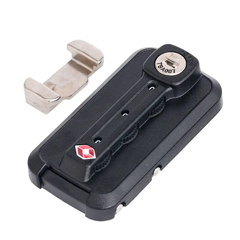 TSA 3 Digit Combination Lock Anti theft Lock Catch Suitcase Luggage Coded Lock Padlock Security Tool Customs Password Lock