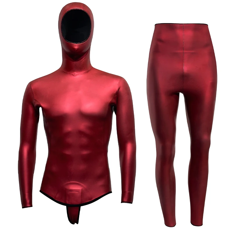 

New Design Two Piece Combination Style Super Stretchy Yamamoto Fato De Mergulho Glide Skin Neoprene Freediving Wetsuit