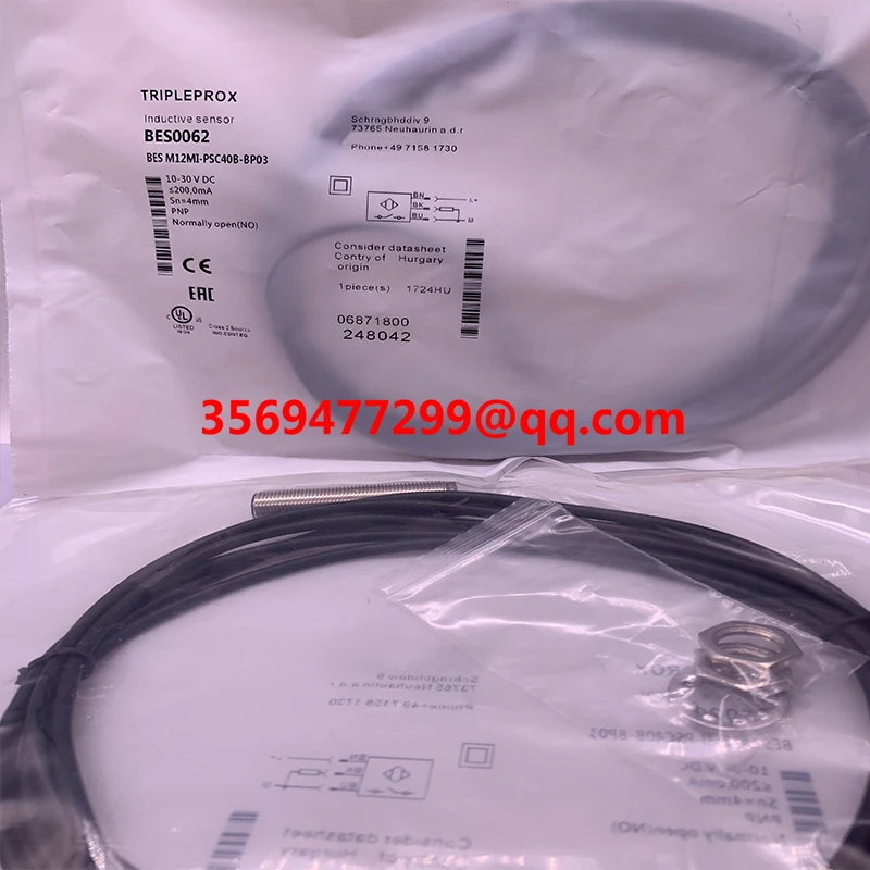 

Proximity switch BES M12MI-PSC40B-BP02 BES M12MI-PSC40B-BP03 BES M12MI-PSC40B-BP05 Brand-new sensor spot
