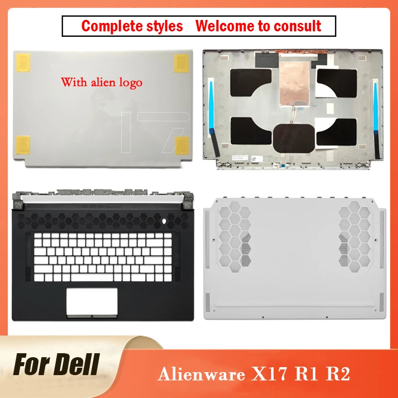 

New Original For Dell Alienware X17 R1 R2 Gaming Laptop LCD Back Cover Palmrest Bottom Case Upper Top Lower 0YHR3X 094D11 X17 R1