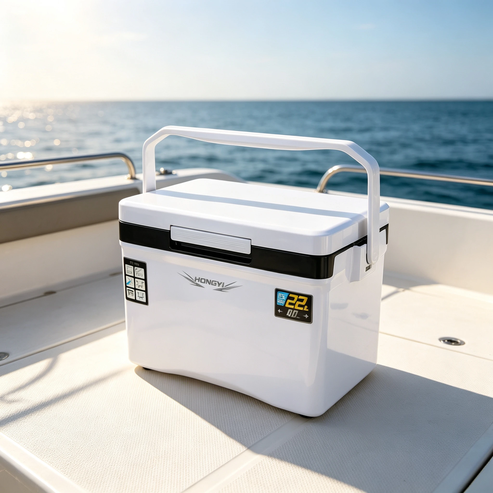 22L New Multifunctional Fishing Cooler Box, Ultra‑Light Insulated Sea Fishing Incubator, Portable Live Bait Bucket for Outdoor