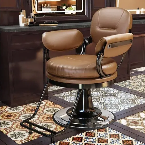 New Internet celebrity barbershop chair can be lifted stainless steel hair salon chair hair salon special hair dyeing