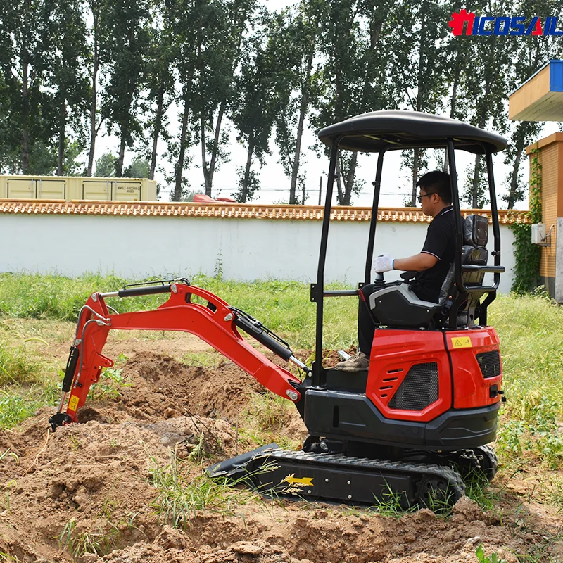 حفارة هيدروليكية صغيرة من المصنع 1.8 طن EPA Euro 5 محرك حفارة زراعية مستعملة خندق هيدروليكي صغير مع مرفقات