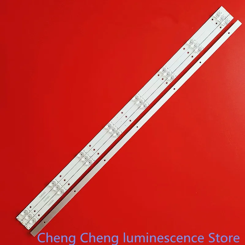 Lampu Latar LED Strip 8 Lampu untuk Hisense 43 ''TV JL.D42581330-003AS-M 43H6E H43A6100 43RGE Panasonic