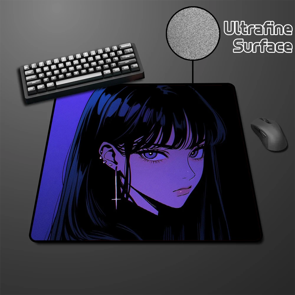 

45*40cm E-Sports Mouse Pad Premium Rubber Mouse Mat Game Professional Non-Slip Gaming Mousepad Gamer Desk Mat Anime Keyboard Pad