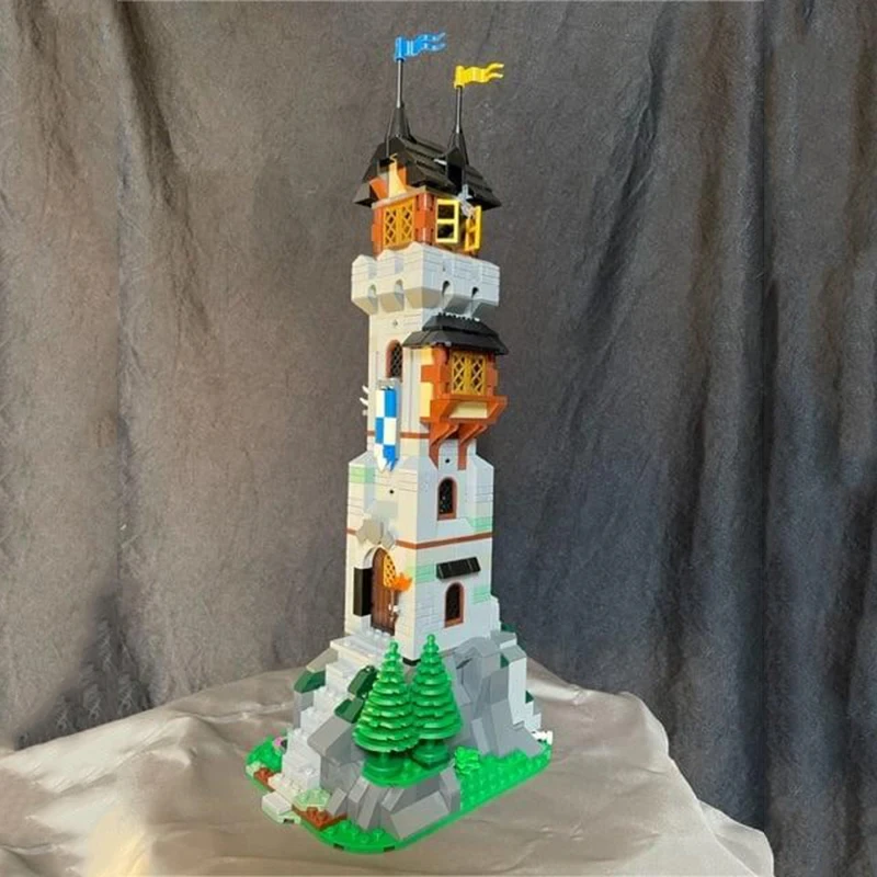 681PCS MOC-117200 Wizard's Tower Building Blocks Modular DIY Architecture Model Enlightenment Toy Brick Children's Birthday Gift