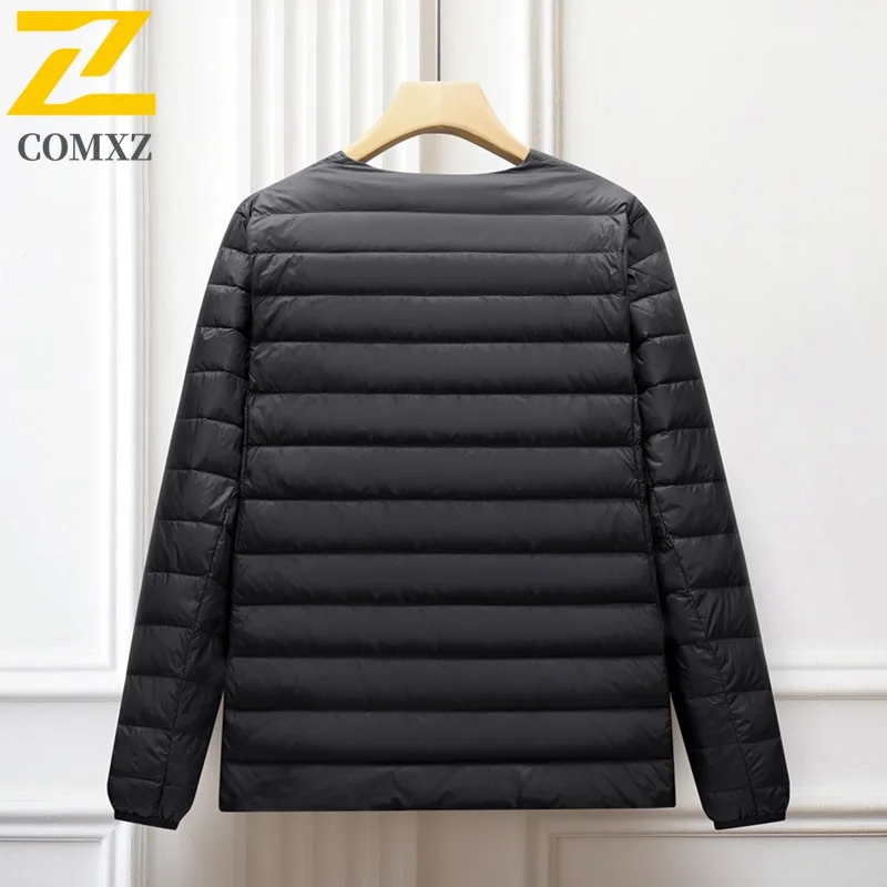COMXZ Men business Padding Coat Warm Ski Travel Loose Thick Snow Puffer Jacket Windproof Street Winter outdoor sports Jackets