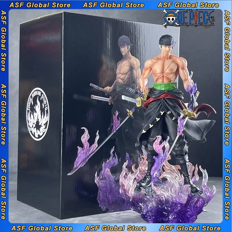 

32cm ONE PIECE Roronoa Zoro Anime Figure Peripheral PVC Model Scene Statue Desktop Decoration Ornaments Kids Birthday Gifts Toys