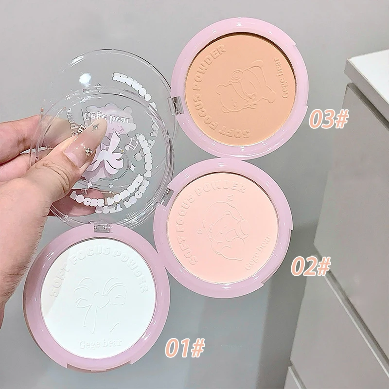 Translucent Press Powder Lasting Control Oil Natural Matte Nude Loose Powder Bronzer Face Setting Powder Korean Makeup Cosmetics