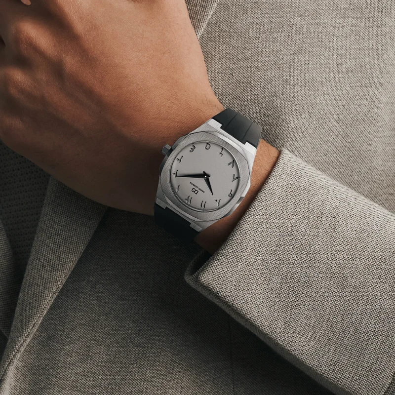 

2026 Новые мужские роскошные ультратонкие кварцевые часы — арабские цифры из нержавеющей стали — водонепроницаемые наручные часы для платья 50 м — оригинальный Des