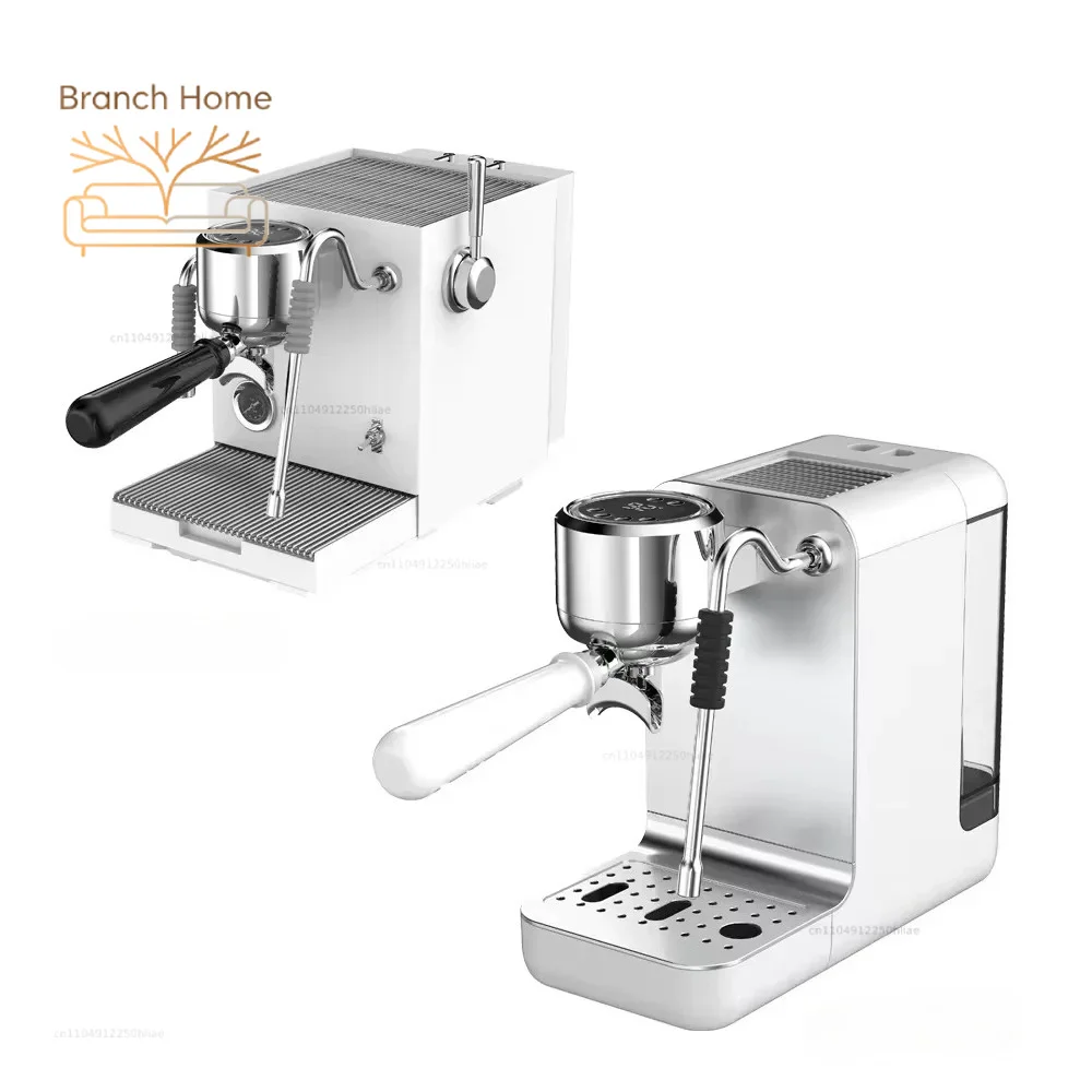 'forElectric Household 19 Bar Touch Screen Semi Automatic Coffee Machine Italian Espresso Coffee Maker