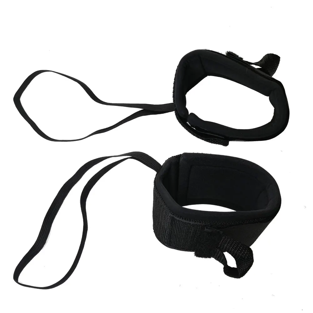 2 ชิ้น Neoprene Bodyboard Fin Leash Savers ว่ายน้ํา Flippers สายรัดข้อเท้าท่องดําน้ํา Savers