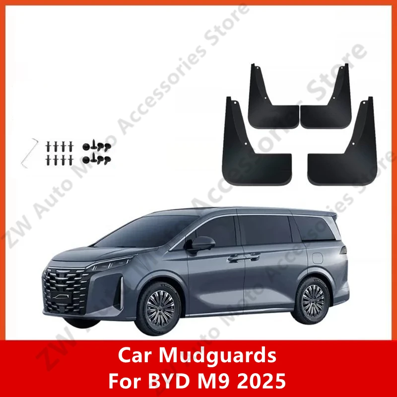 

Car Mudguards For BYD M9 2025 Mud Guards Fender Flare Mudflaps Exterior Parts Auto Modification Accessories Refit