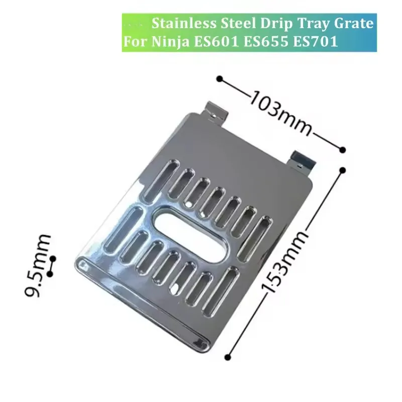 1pcs Stainless Steel Drip Tray Grate for Ninja ES601 ES655 ES701 Coffee Maker Drain Grid Cup Pad Ninja Cafe Luxe Accessories