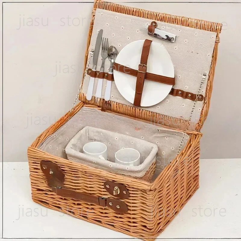 

Insulator Basket Picnic Box Ins Internet Celebrity Portable Folding Kit Storage Camping