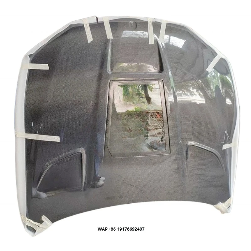 

Transparent Style Carbon Fiber Hood For Levante Carbon Fiber bonnet Engine cover