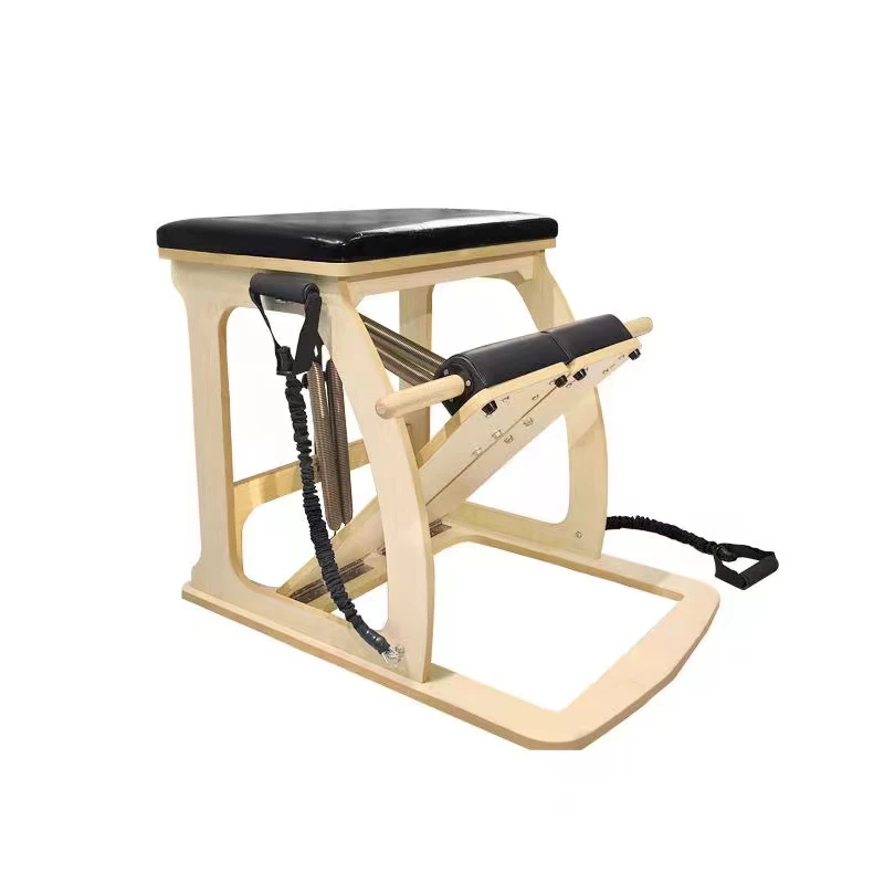 Durable Wood Pilates Reformers Pilates Machine Reformer Pilates Reformer Machine Maple Chair for Postnatal Care Centers