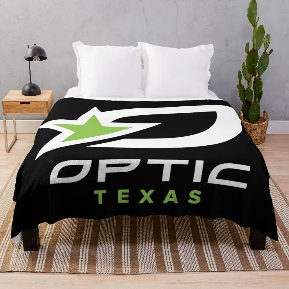 

OpTic Texas Logo Throw Blanket Comforter Quilt Soft Beds Furrys Blankets