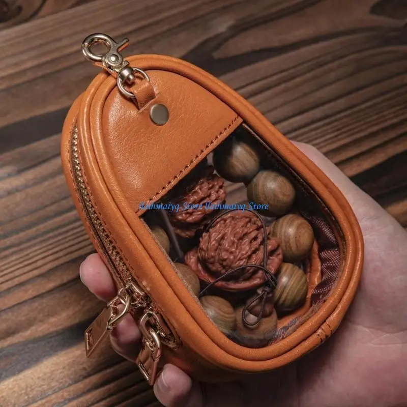 سوار معصم محمول 573B مع محفظة للعملات المعدنية بسحاب ومنظمات حامل المفاتيح لتنظيم عناصر الاستخدام اليومي #4