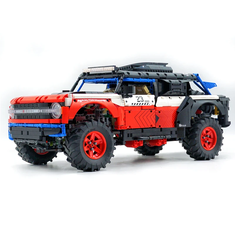 مكتب Orn PANLOS 673101 MOC تحصيل التقنية على الطرق الوعرة نموذج مركبة اللبنات الطوب لغز لتقوم بها بنفسك لعبة هدية الكريسماس طفل #3