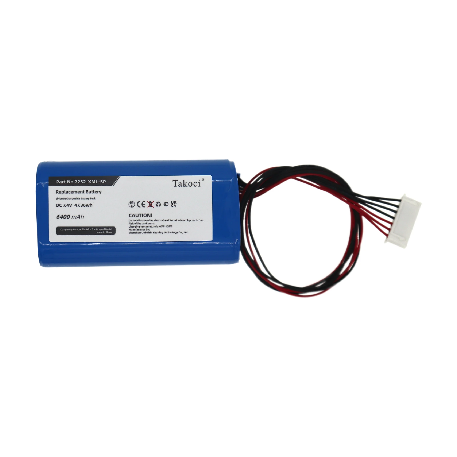 

Speaker Replacement Battery 6400Ah for Marshall,Kilburn II,Kilburn II V2,TF18650-3200-4S2PA,C196A1,7252-XML-SP