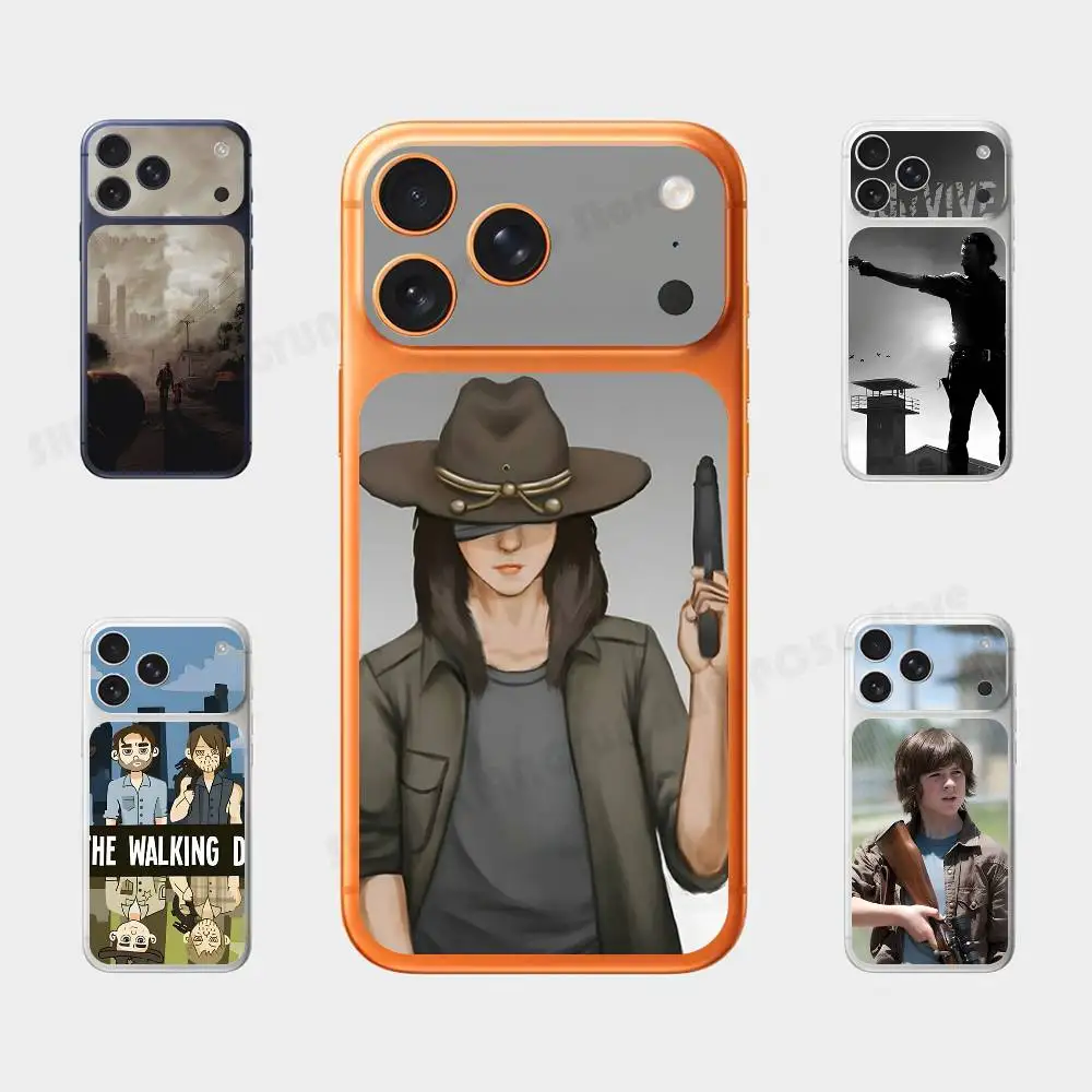 

Carl Grimes Classic W-Walking D-Dead Plain Decal Skin For IPhone17 Pro ProMax Back Film Cover Wrap Anti-scratch Durable Sticker