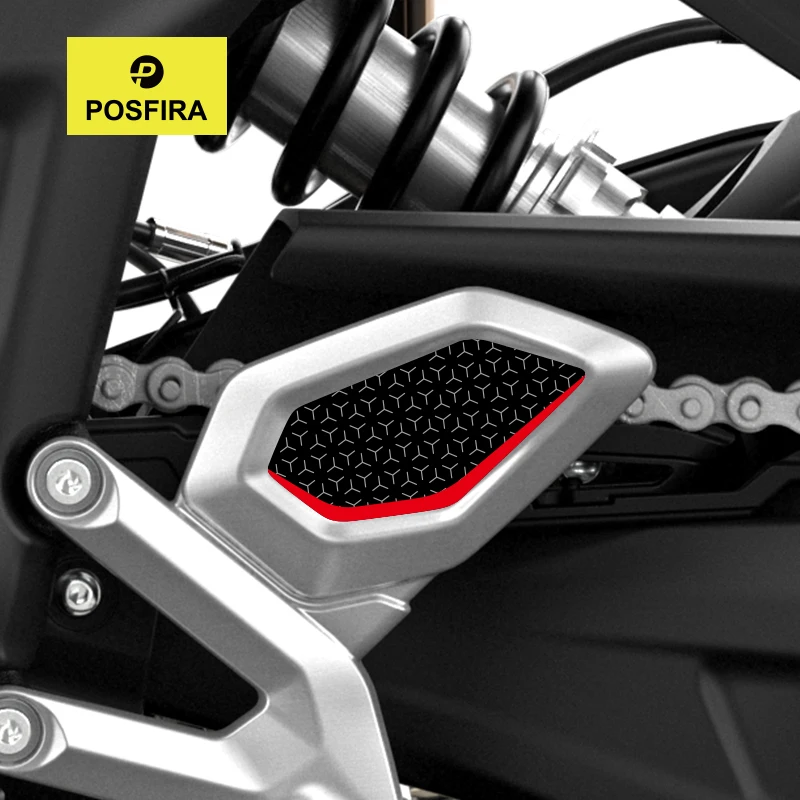 

Наклейки на подножки мотоцикла POSFIRA, виниловые декали для Triumph Trident 660 2021 2022 2023 2024 2025, аксессуары для мотоциклов