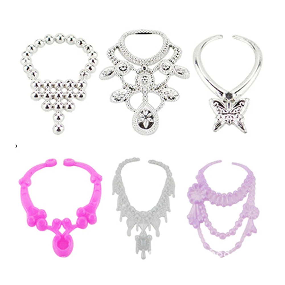 

32 шт., аксессуары для кукол, милое платье, ожерелья, сумки на высоком каблуке, одежда, очки, нежный дизайн, детские игрушки, подарки