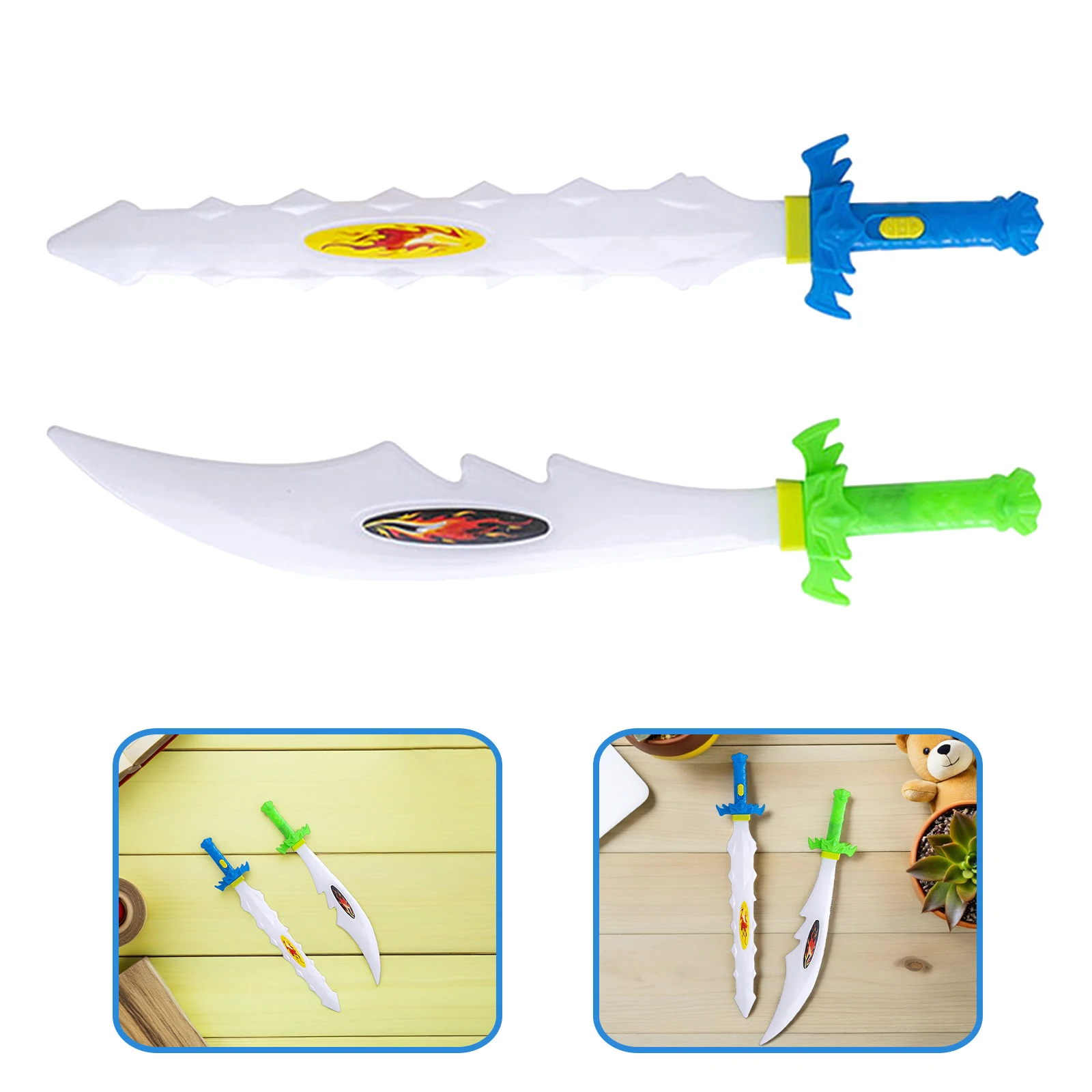 プラスチック製の剣のおもちゃ12個,軽量の子供用ワードローブのおもちゃ,光沢のあるアッパー