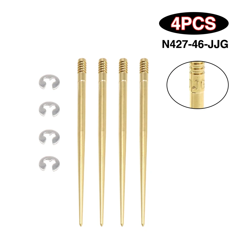 ZS Racing 4pcs KEIHIN Jet Needle N427-46-JFN/JFQ/JFG/JJD/JJE/JJF/JJG/JJJ With Clip For Needle 0403-802-1000 PWK21-34 PE26 PE28