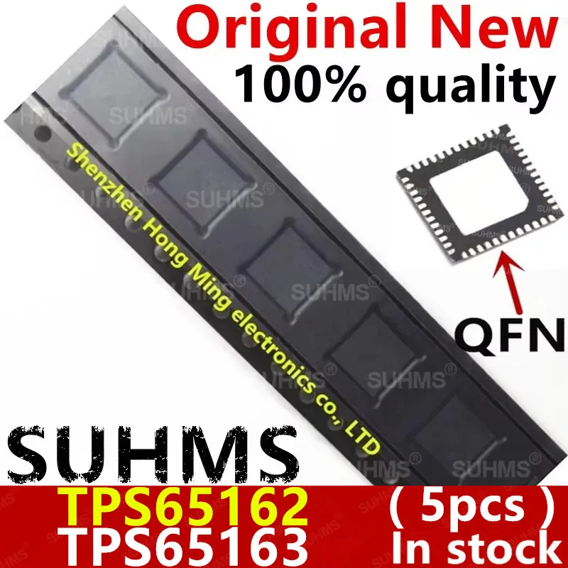 (5 قطعة) 100% جديد TPS65162RGZR TPS65162 65162 TPS65163RGZR TPS65163 65163 QFN-48 شرائح