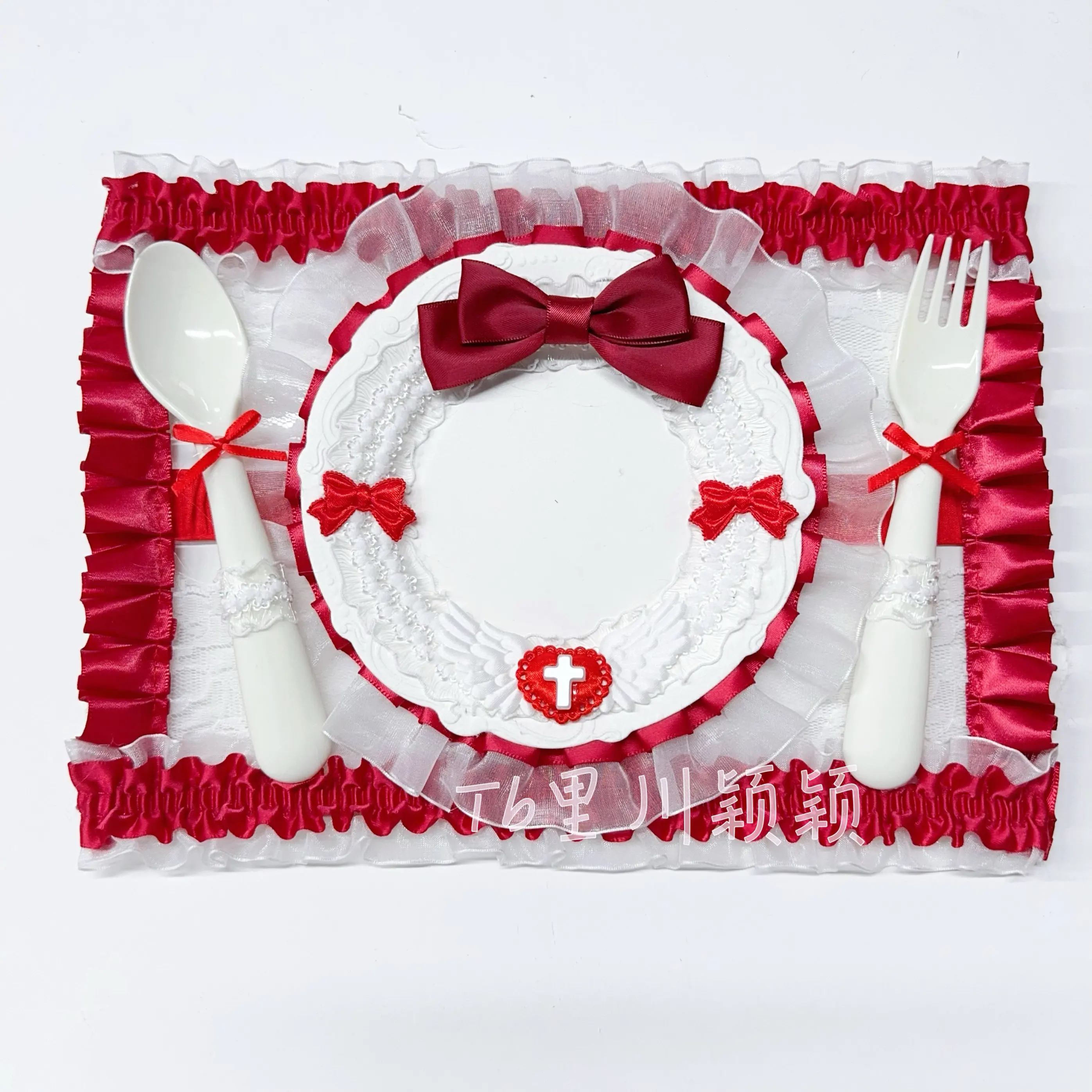 Lta Bag Accessories Handmade Dinner Plate Pain Board B5 Pain Board Finished Ribbon Pain Cute Multi-color Tied Grain