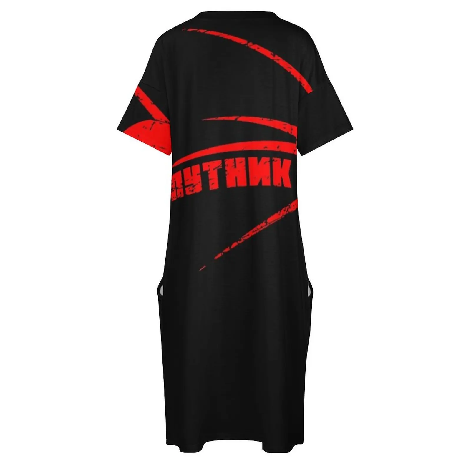 SPUTNIK camiseta esencial vestido suelto con bolsillos vestidos de mujer ropa de mujer vestido de fiesta