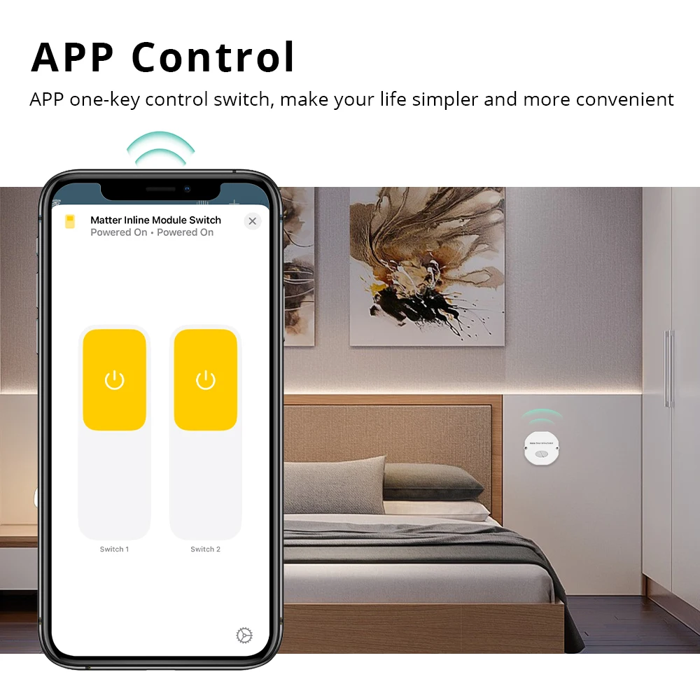 Zemismart Matter WiFi Smart Inline przełącznik modułu 2 Breaker przekaźników wsparcie Siri Google Home Smartthings kontrola aplikacji