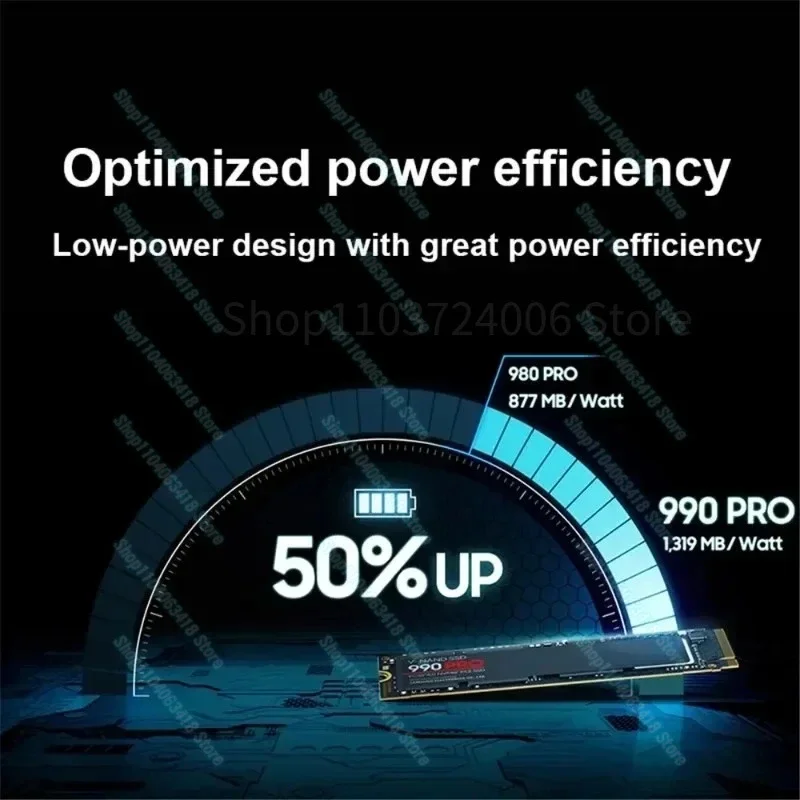 محرك أقراص صلب داخلي ، قرص صلب لـ PS5 ، كمبيوتر مكتبي ، 990PRO ، SSD ، NVMe ، M2 ، 50 m ، PCIe Gen ، 50x4 1 ، جديد ، من من من من من من