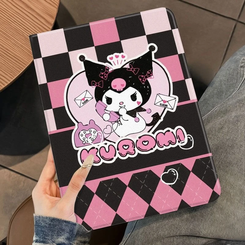

Kawaii Kuromi IPad Case for IPad 11th 2025 Air7 6 Pro 11 10th 9th 8th 7th 10.2in Shockproof Cover Air8 Mini7 6 Smart Tablet Case