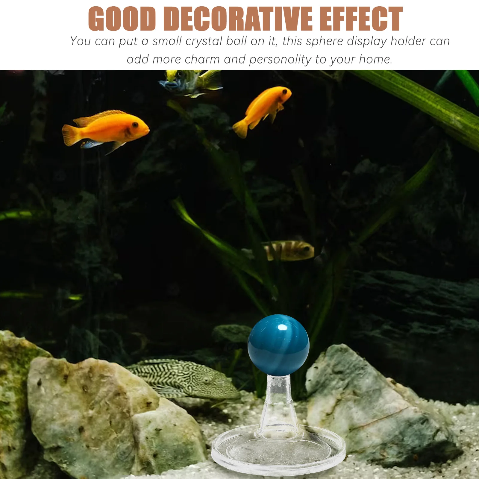 

Decorative Crystal Ball Holder Plastic Sphere Stand for Birthday Christmas New Year Gifts Crystal Ball Stand Fountain Decoration