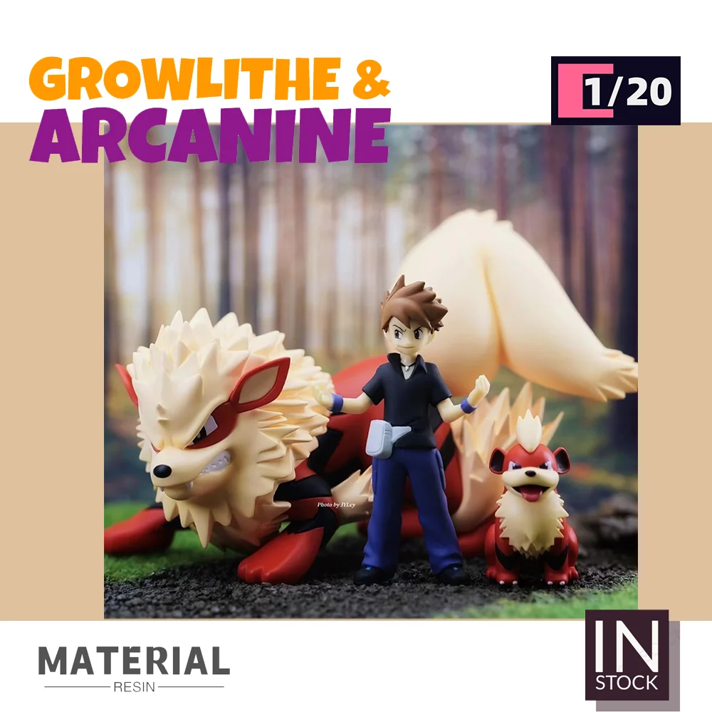 [In Stock] 1/20 Scale World Figure [HH Studio] - Growlithe & Arcanine