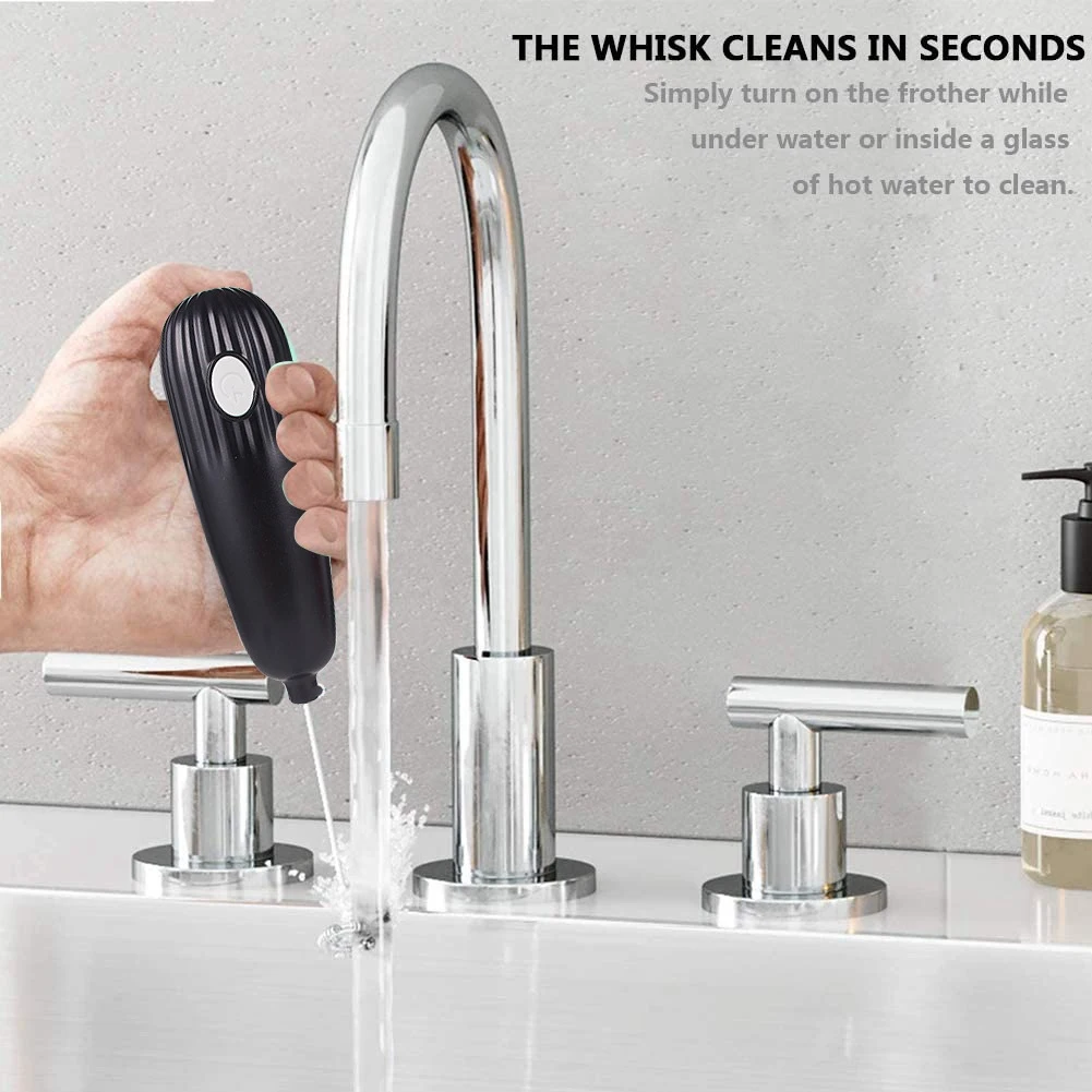 Espuma de leite portátil, batedor elétrico, fabricante de espuma para café, latte, chocolate quente, cappuccino, misturador de ovos