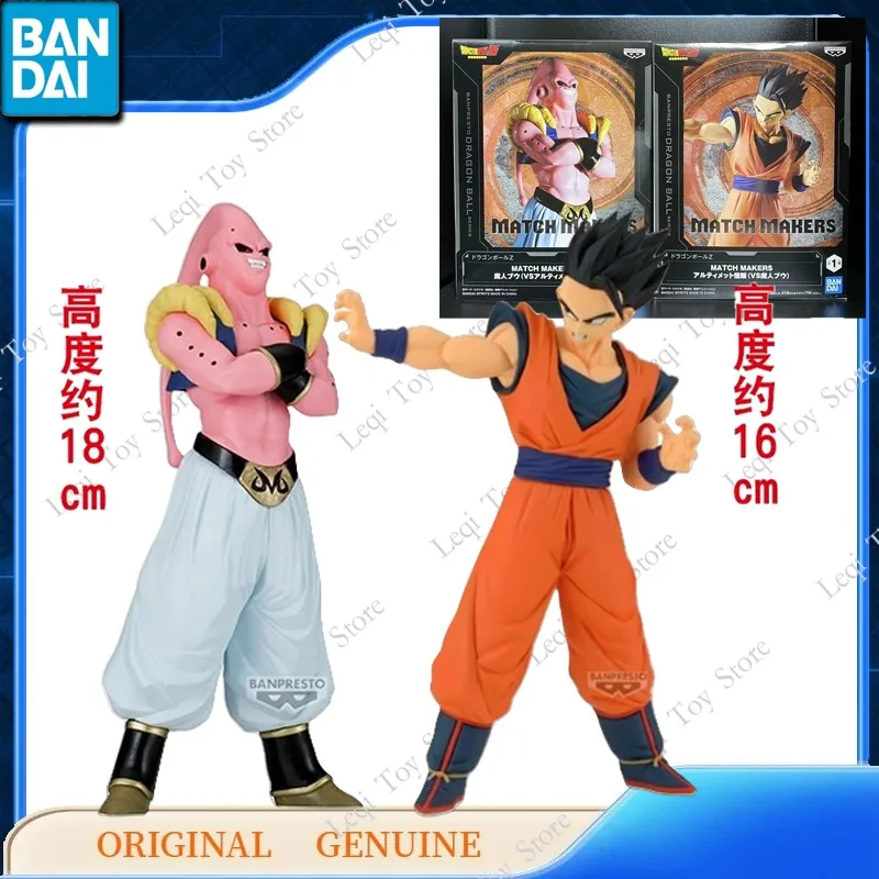 

Bandai оригинальные натуральные BANPRESTO DRAGON BALL MATCH MAKERS Son Gohan Majin Buu, экшн-фигурки аниме, игрушки, подарочная модель, украшения