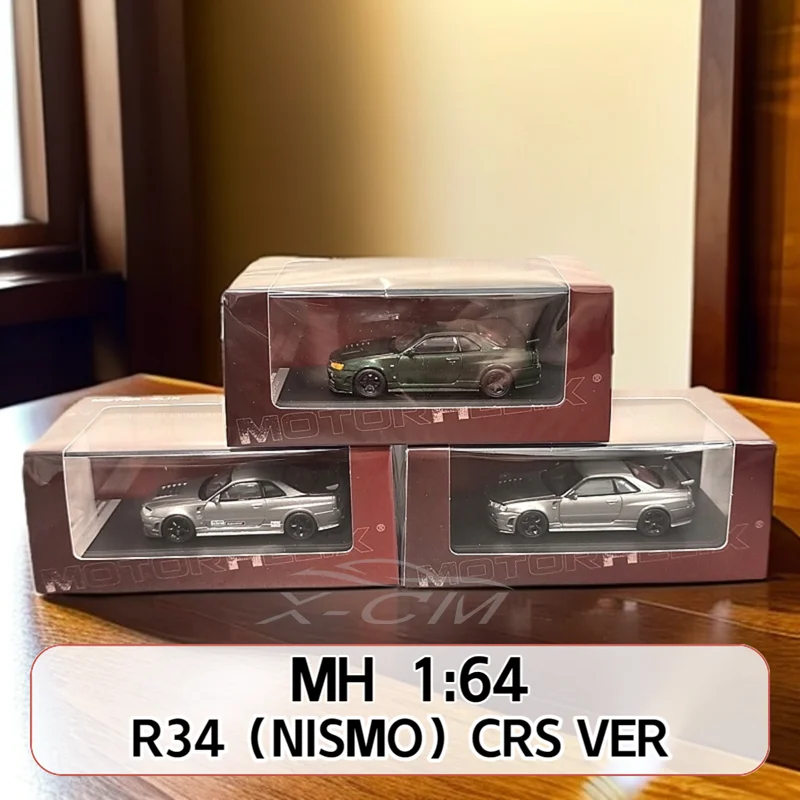 1/64 Diecast Model Car Model MH R34 CRS VER. Gifts for Collectors