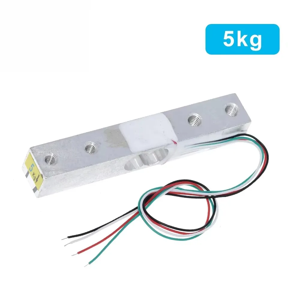 Load Cell Weight 1KG 5KG 10KG 20KG HX711 Electronic Scale Aluminum Alloy Weighing Pressure Sensor Ad Module