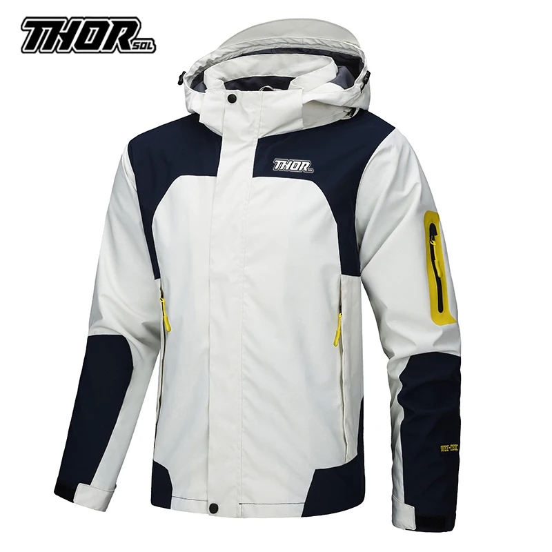 

THORSOL Fashion Men's Outerwear Mountain Bike Waterproof Cycling Jacket Road MTB Bicycle Clothing Jaqueta Corta Vento Masculino