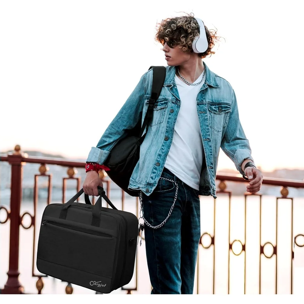 Portable DJ Mixer Bag Compatible with RODECaster Pro 2 GOXLR Featuring Scratch Resistant Fabric and Zippered Closure