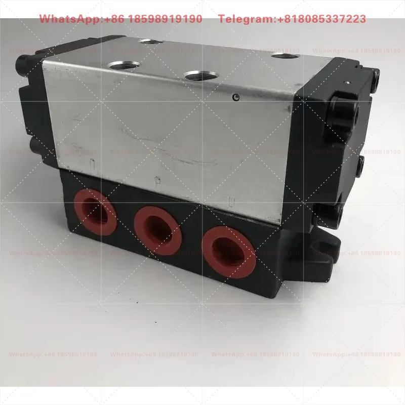 Q23QI-L20 Two-position Three-way Pneumatic Control Valve Square Body M27×2 Thread 20mm Port Air Gas Control Switch Spare Part