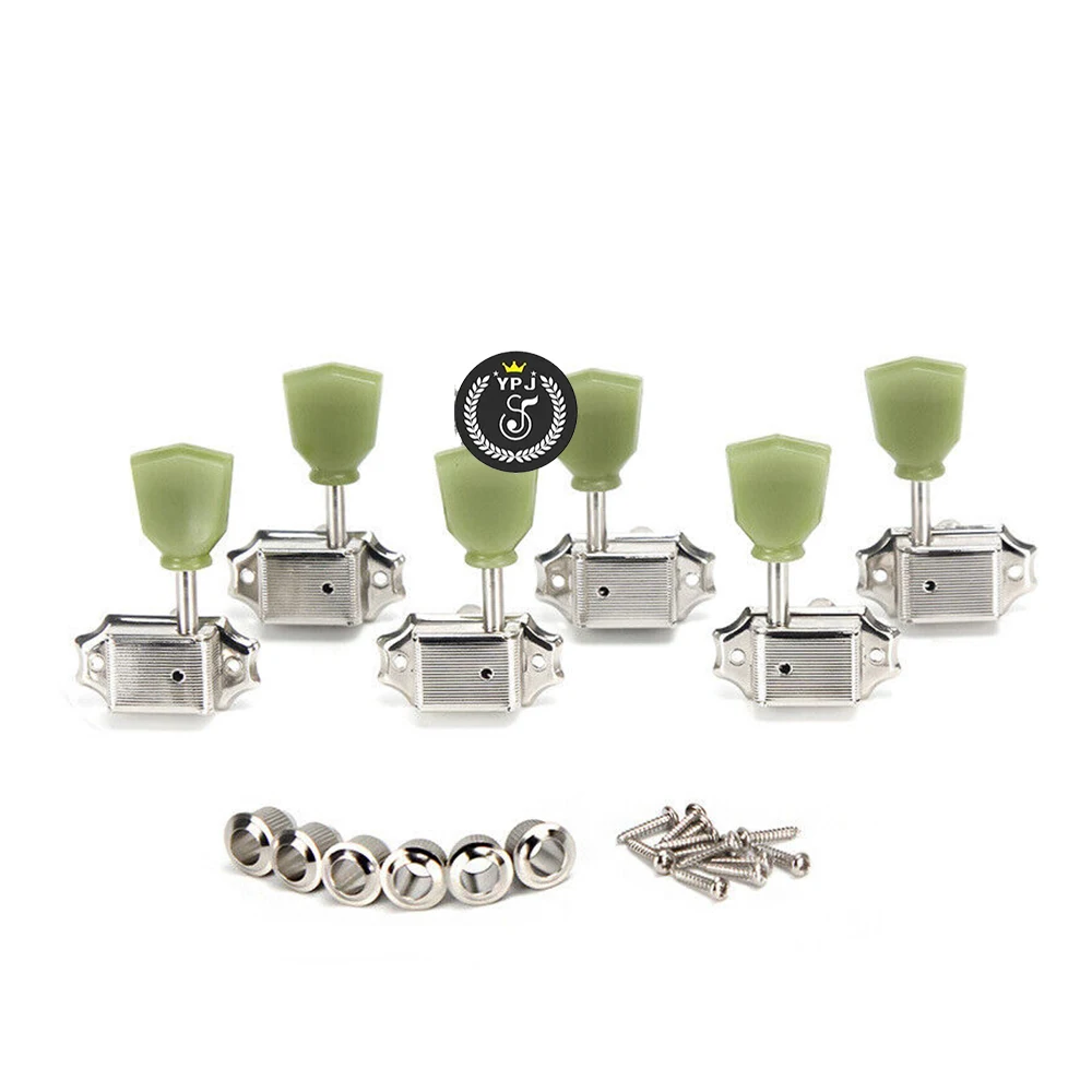 1 SET For Retro Gibson Electric Guitar Tuning Pegs Tuners Machine Heads Keys 3 Left 3 Right Guitar Acessory Parts