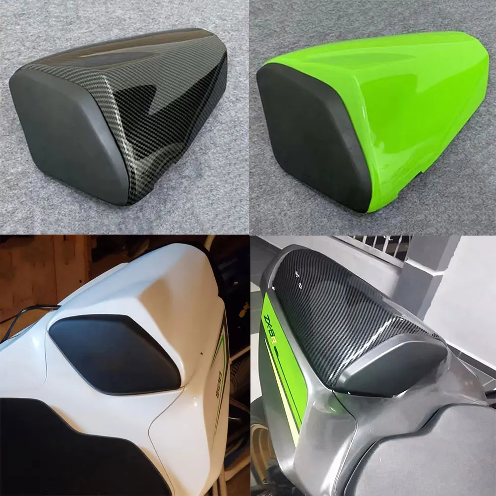 For Kawasaki Ninja 636 ZX6R ZX-6R 2009 2010- 2013 2014 2015 2016 2017 2018 Motorcycle Pillion Rear Passenger Seat Cowl Cover